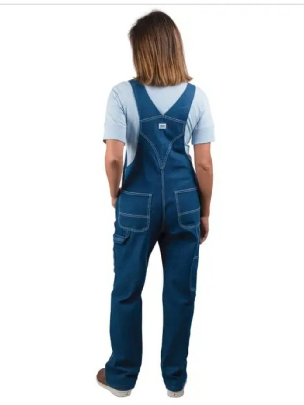 Lady Liberty Blue Denim Overalls, Women's 16. Farmhouse Utility Work Garden - Picture 2 of 7